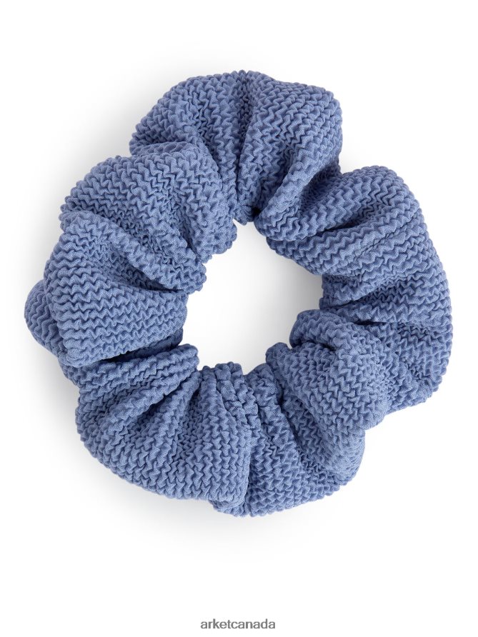 ARKET Accessories 4L826J639 Blue Crinkle Scrunchie Women