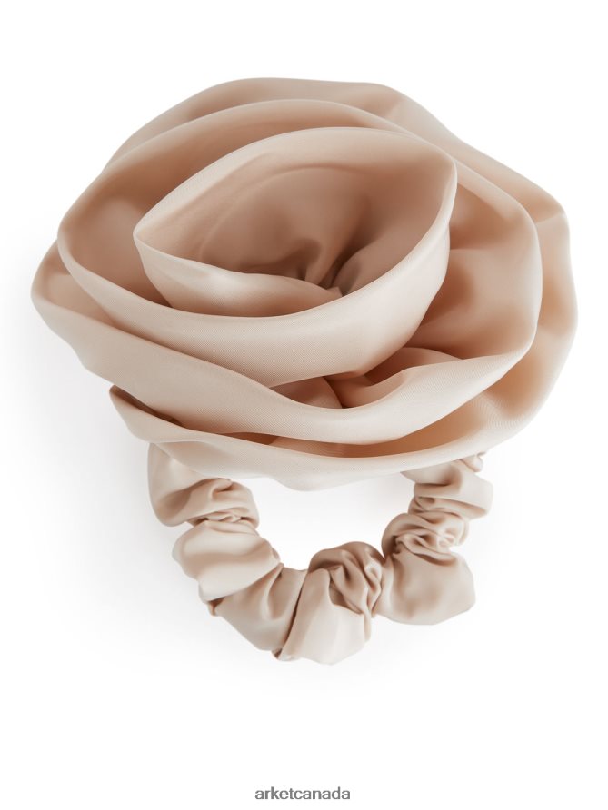 ARKET Accessories 4L826J850 Beige Rose Scrunchie Women