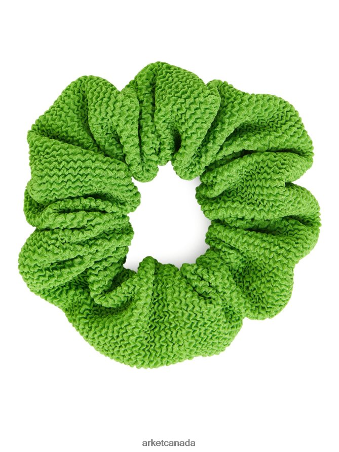 ARKET Accessories 4L826J857 Bright Green Crinkle Scrunchie Women
