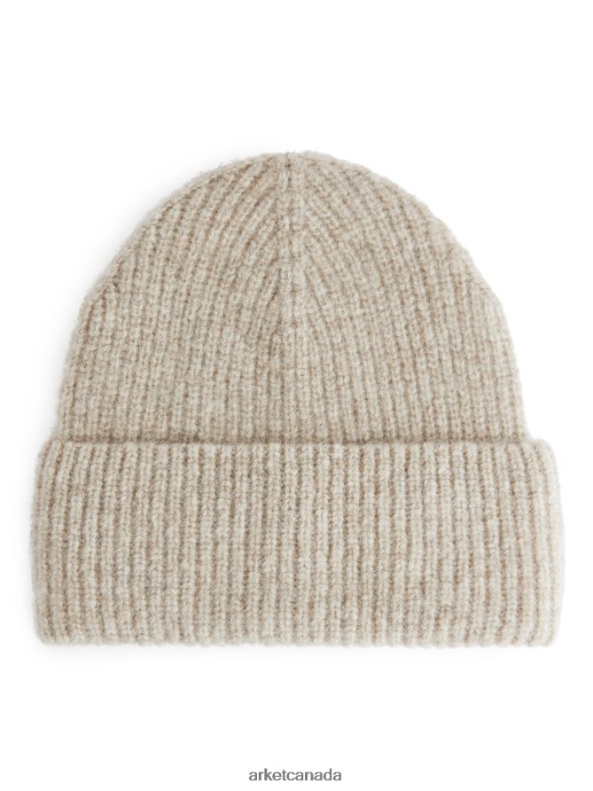 ARKET Accessories 4L826J889 Light Mole Chunky Beanie Women
