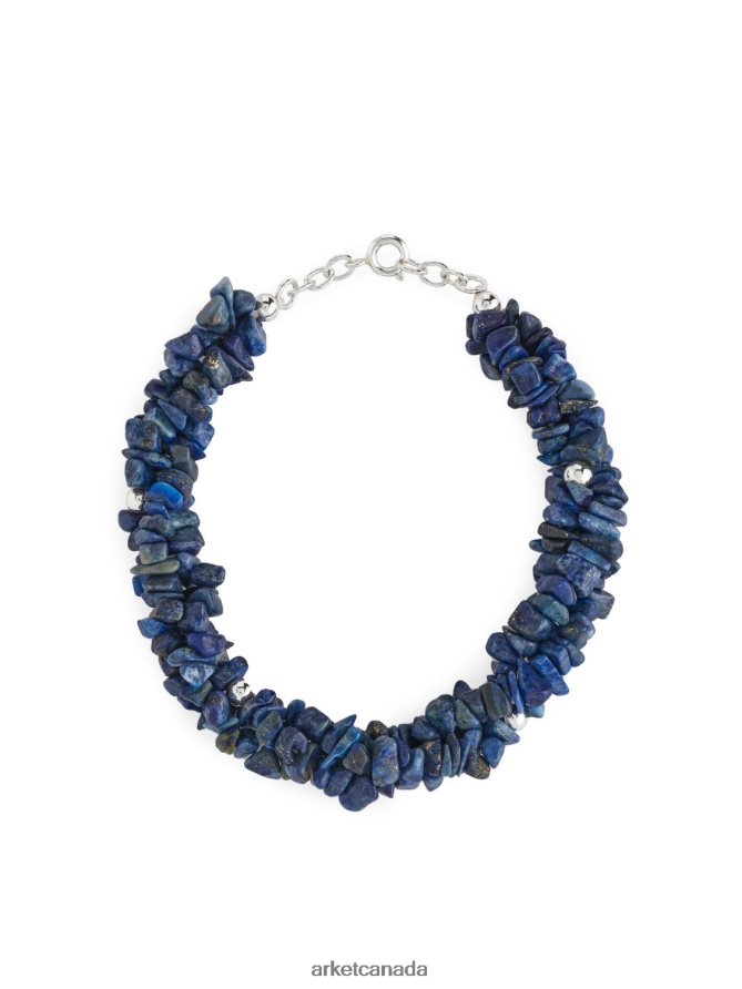 ARKET Accessories 4L826J775 Blue/Silver Gemstone Bracelet Women