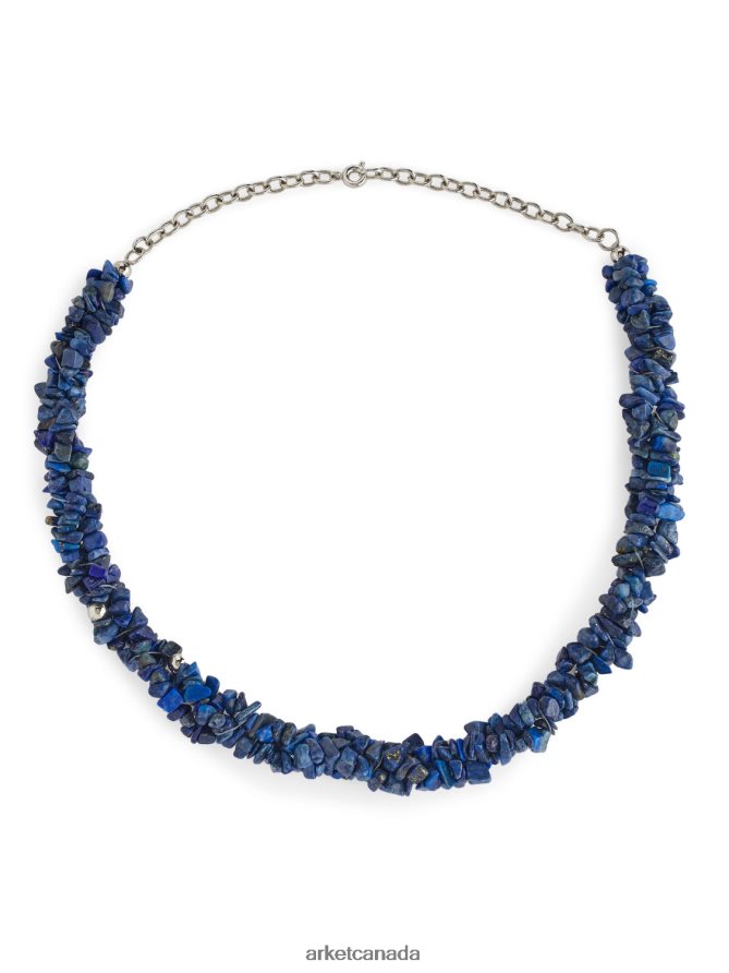 ARKET Accessories 4L826J776 Blue Gemstone Necklace Women