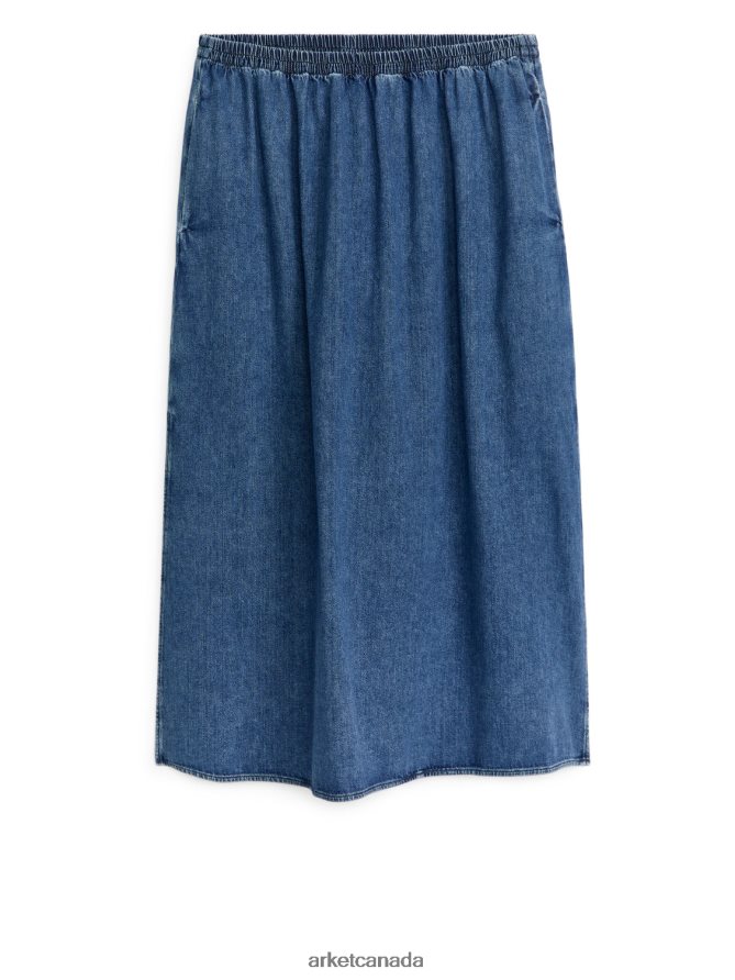 ARKET Clothing 4L826J248 Blue Maxi Denim Skirt Women