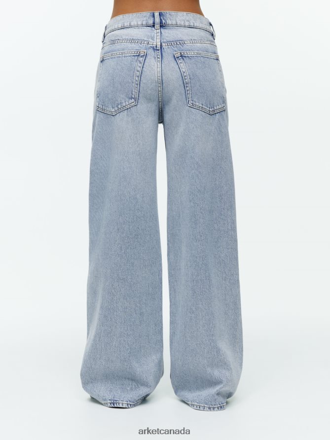 ARKET Clothing 4L826J137 Blue CLOUD Low Loose Jeans Women