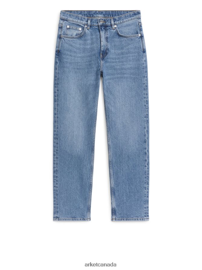 ARKET Clothing 4L826J138 Blue JADE CROPPED Slim Stretch Jeans Women