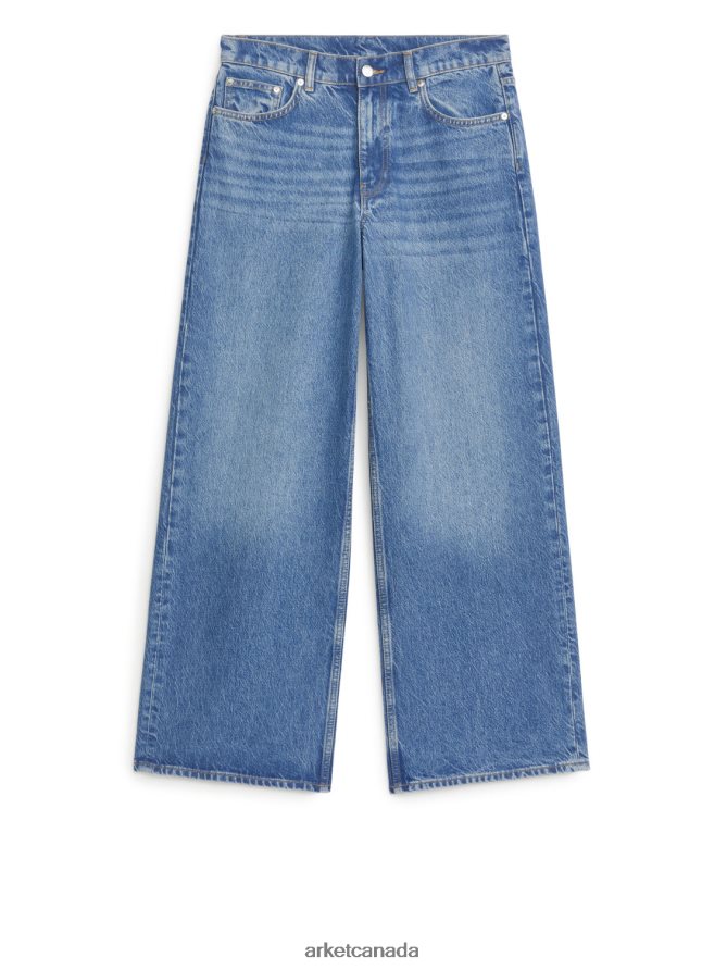 ARKET Clothing 4L826J140 Blue CLOUD Low Loose Jeans Women