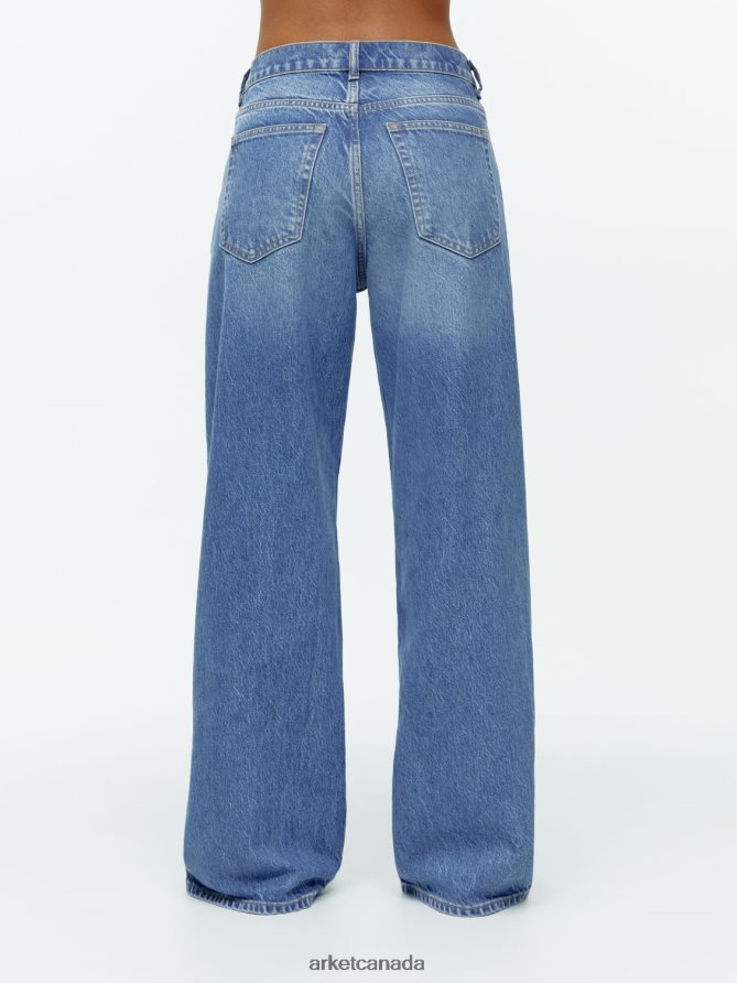ARKET Clothing 4L826J140 Blue CLOUD Low Loose Jeans Women