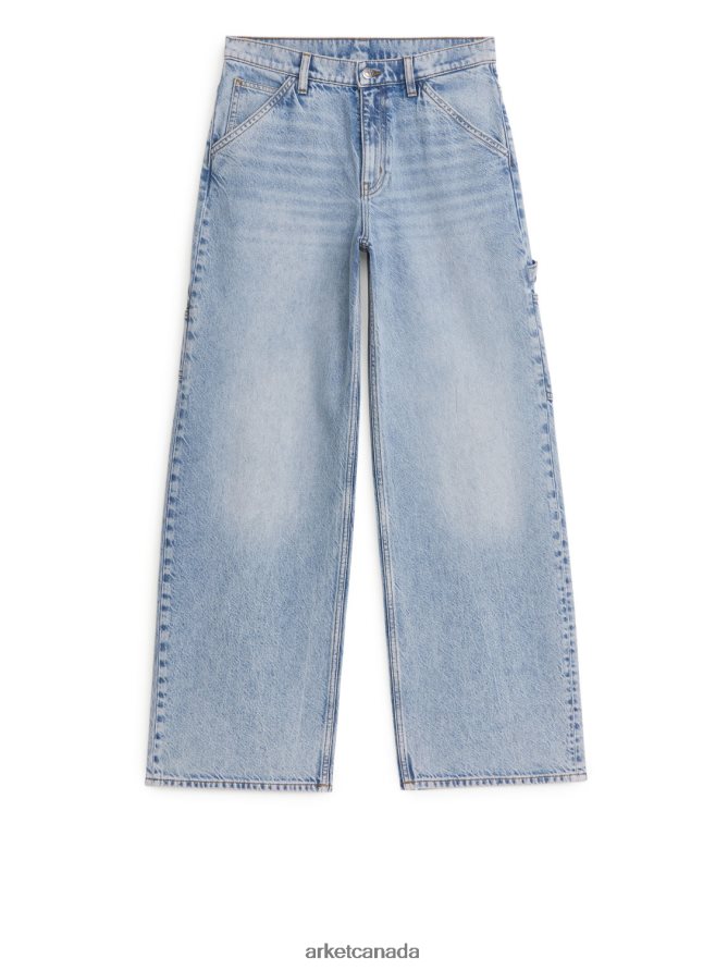 ARKET Clothing 4L826J141 Light Blue WILLOW Loose Jeans Women