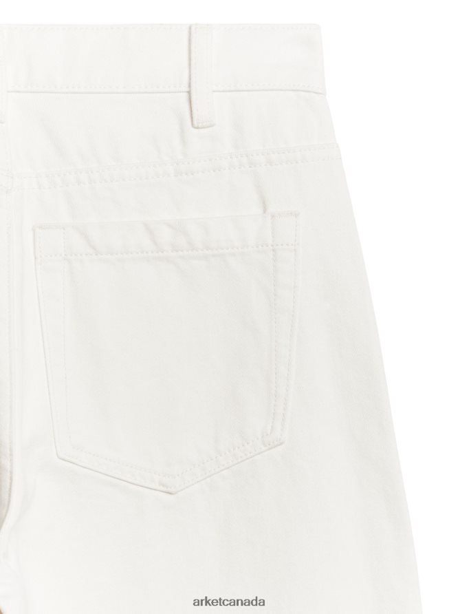 ARKET Clothing 4L826J143 White LUPINE High Flared Jeans Women
