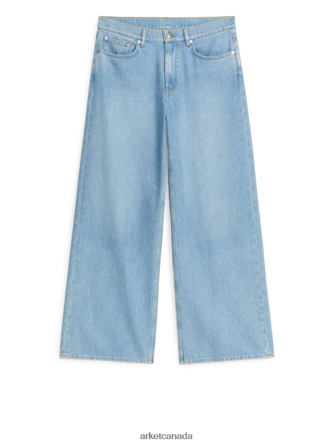 ARKET Clothing 4L826J151 Blue CLOUD Low Loose Jeans Women