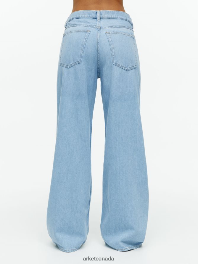 ARKET Clothing 4L826J151 Blue CLOUD Low Loose Jeans Women