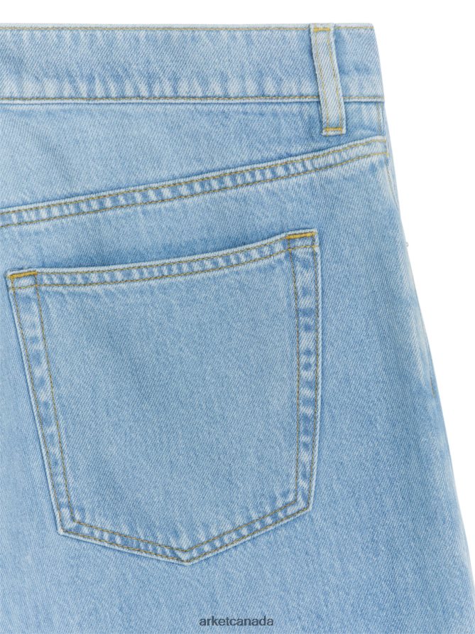 ARKET Clothing 4L826J151 Blue CLOUD Low Loose Jeans Women