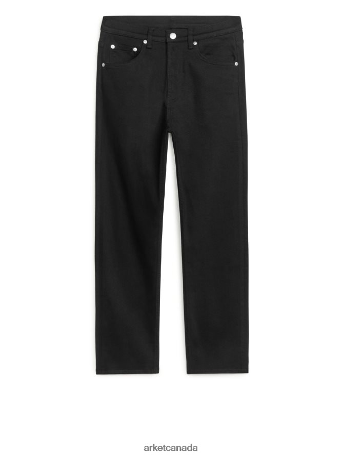 ARKET Clothing 4L826J165 Black JADE CROPPED Slim Stretch Jeans Women