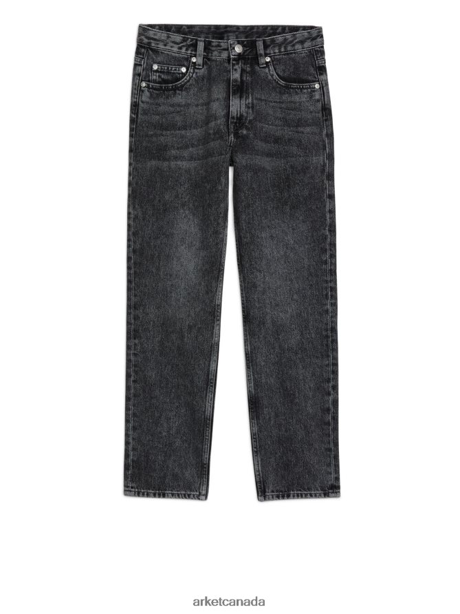 ARKET Clothing 4L826J167 Black JADE CROPPED Slim Jeans Women