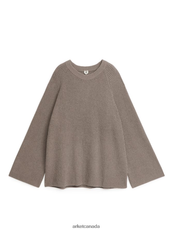 ARKET Clothing 4L826J397 Mole Cotton Blend Jumper Women