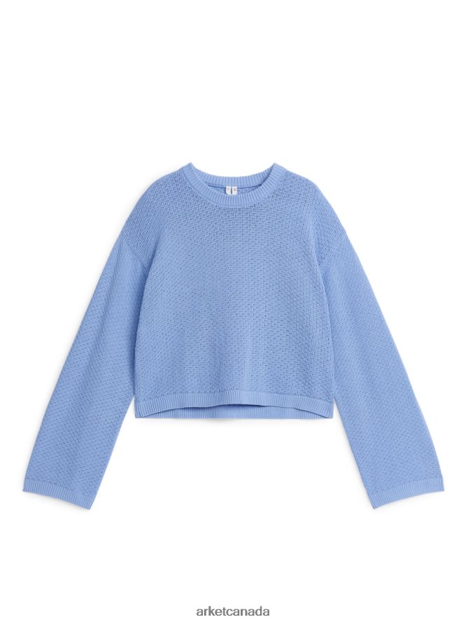 ARKET Clothing 4L826J398 Blue Cotton Jumper Women