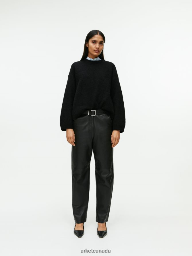 ARKET Clothing 4L826J403 Black Alpaca Blend Jumper Women