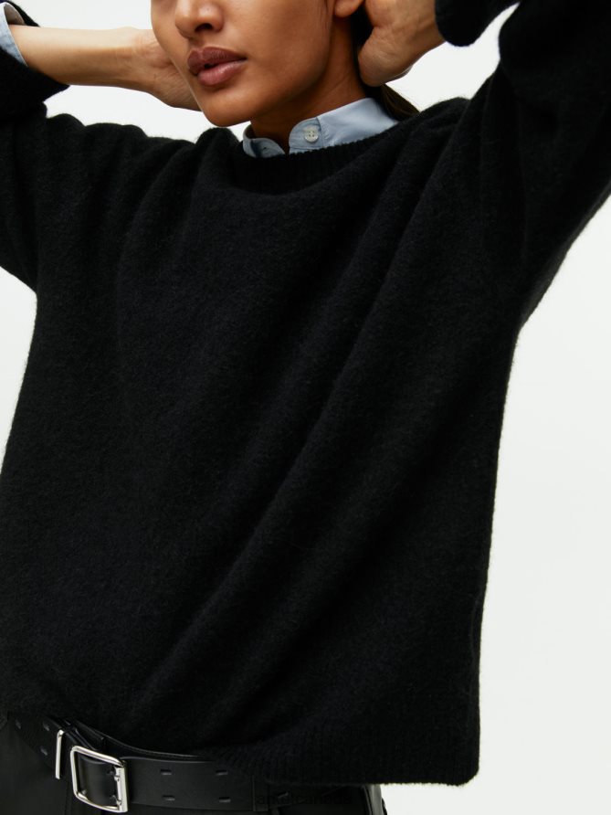 ARKET Clothing 4L826J403 Black Alpaca Blend Jumper Women