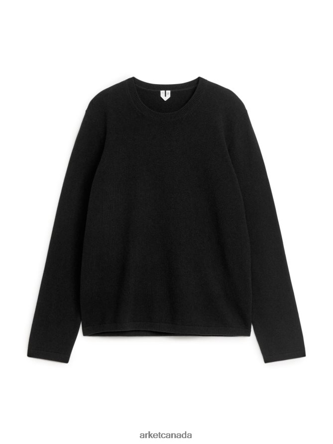 ARKET Clothing 4L826J440 Black Cashmere Jumper Women