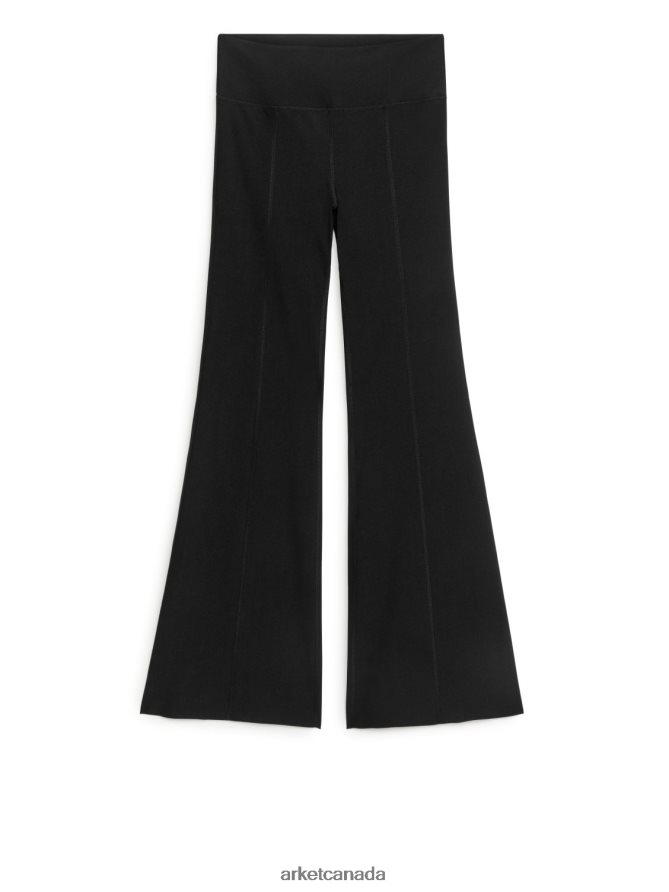 ARKET Clothing 4L826J195 Black Flared Leggings Women
