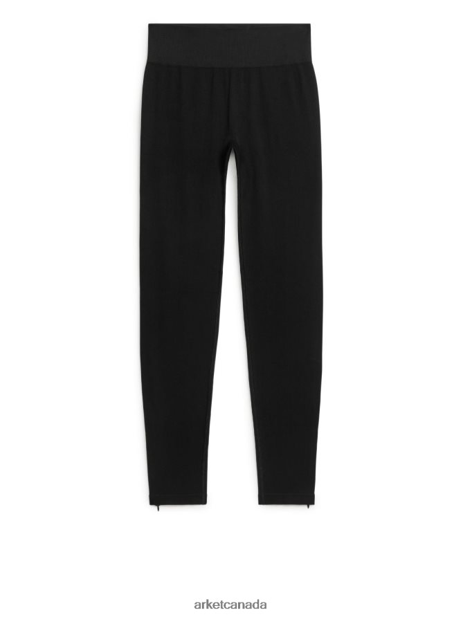 ARKET Clothing 4L826J215 Black Seamless Leggings Women