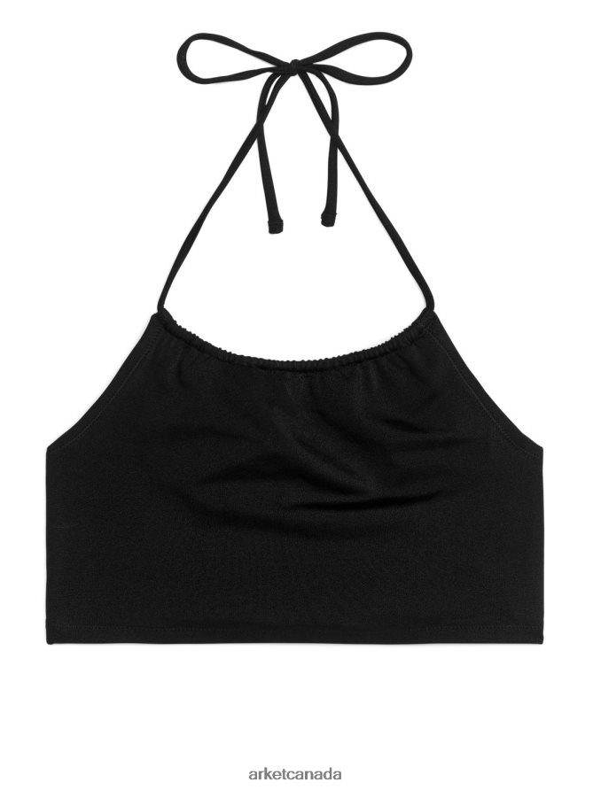ARKET Clothing 4L826J586 Black Halterneck Bikini Top Women