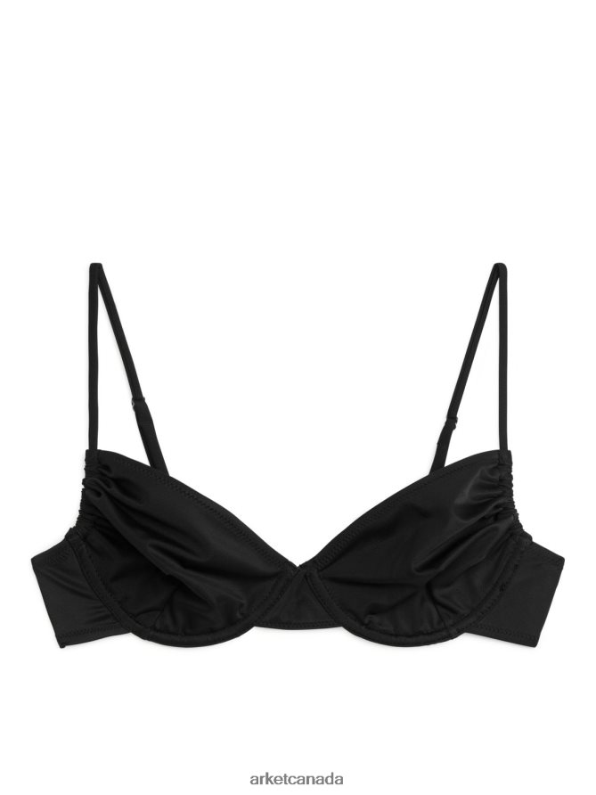 ARKET Clothing 4L826J606 Black Wired Bikini Top Women