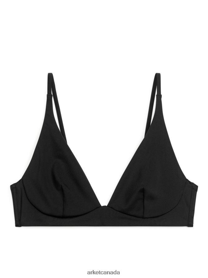 ARKET Clothing 4L826J621 Black Bikini Top Women