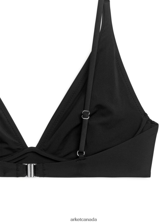 ARKET Clothing 4L826J621 Black Bikini Top Women