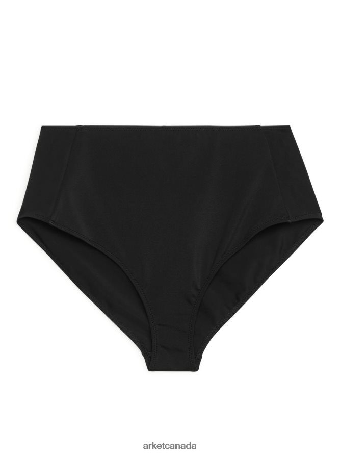 ARKET Clothing 4L826J627 Black High Waist Bikini Brief Women