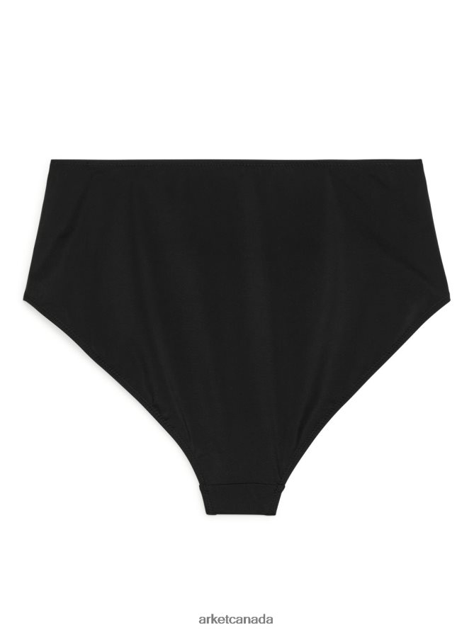 ARKET Clothing 4L826J627 Black High Waist Bikini Brief Women