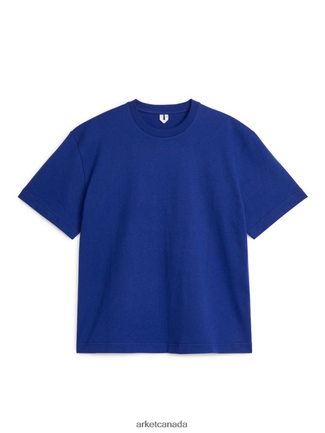 ARKET Clothing 4L826J1007 Blue Oversized Heavyweight T-shirt Women