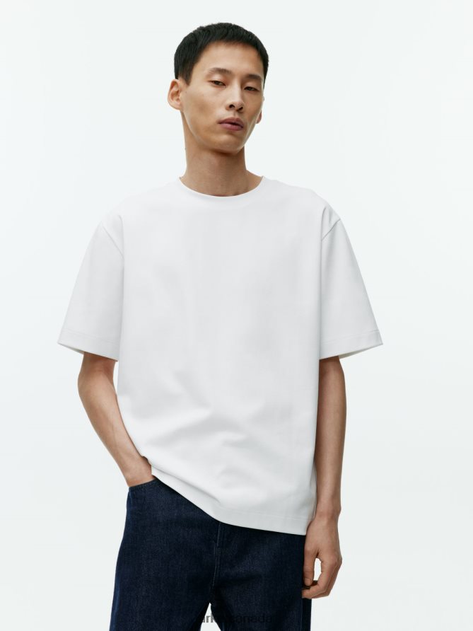 ARKET Clothing 4L826J1008 White Interlock T-shirt Women
