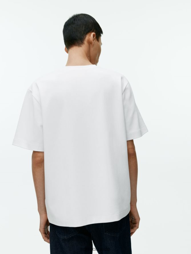 ARKET Clothing 4L826J1008 White Interlock T-shirt Women