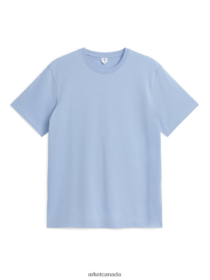 ARKET Clothing 4L826J1027 Light Blue Midweight T-Shirt Women