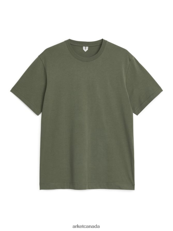 ARKET Clothing 4L826J1036 Green Midweight T-Shirt Women