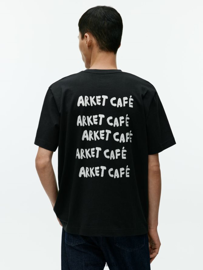 ARKET Clothing 4L826J1037 Black CAFe T-Shirt Women