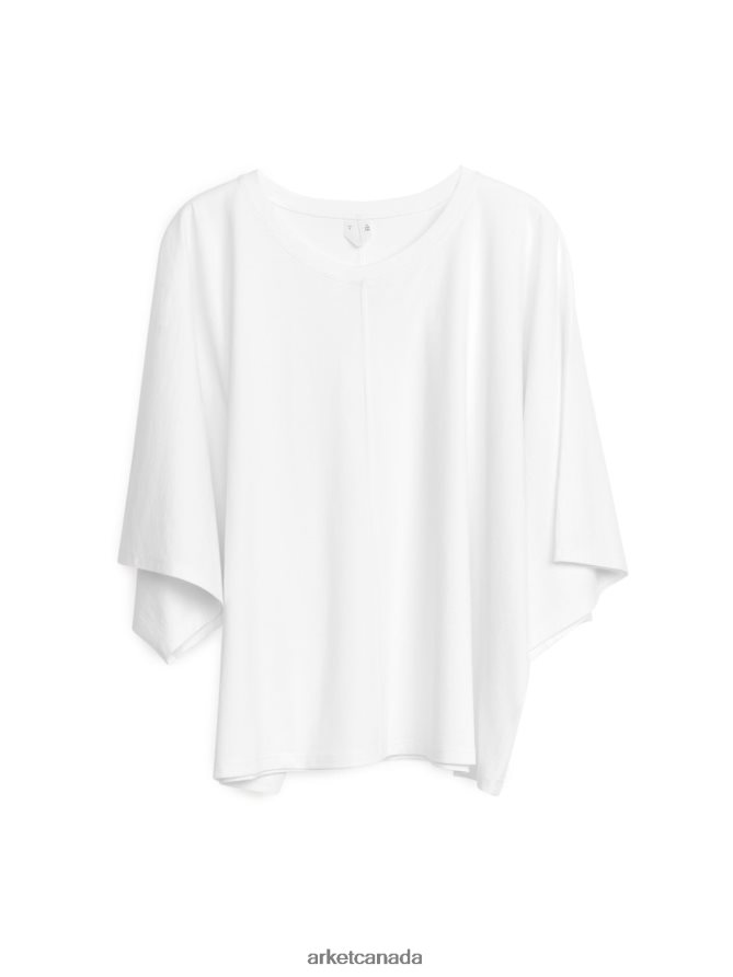 ARKET Clothing 4L826J297 White Relaxed T-Shirt Women