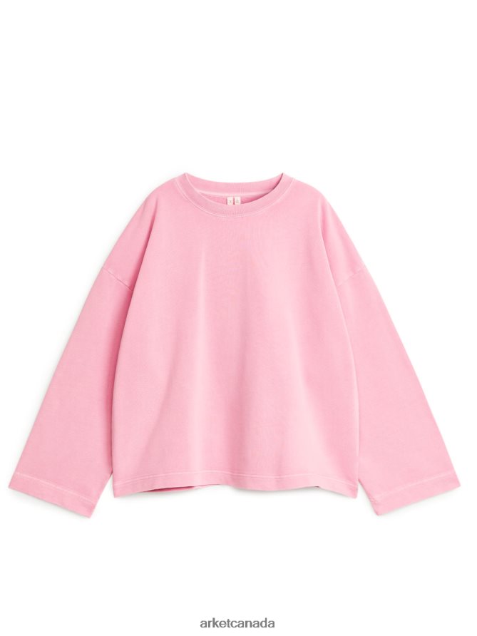 ARKET Clothing 4L826J312 Pink Loose Fit Sweatshirt Women
