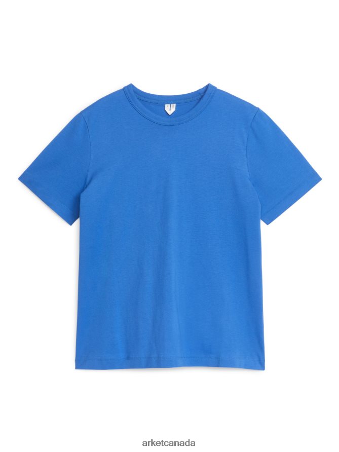 ARKET Clothing 4L826J334 Bright Blue Short-Sleeve T-Shirt Women