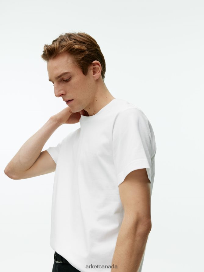 ARKET Clothing 4L826J995 White Heavyweight T-Shirt Women