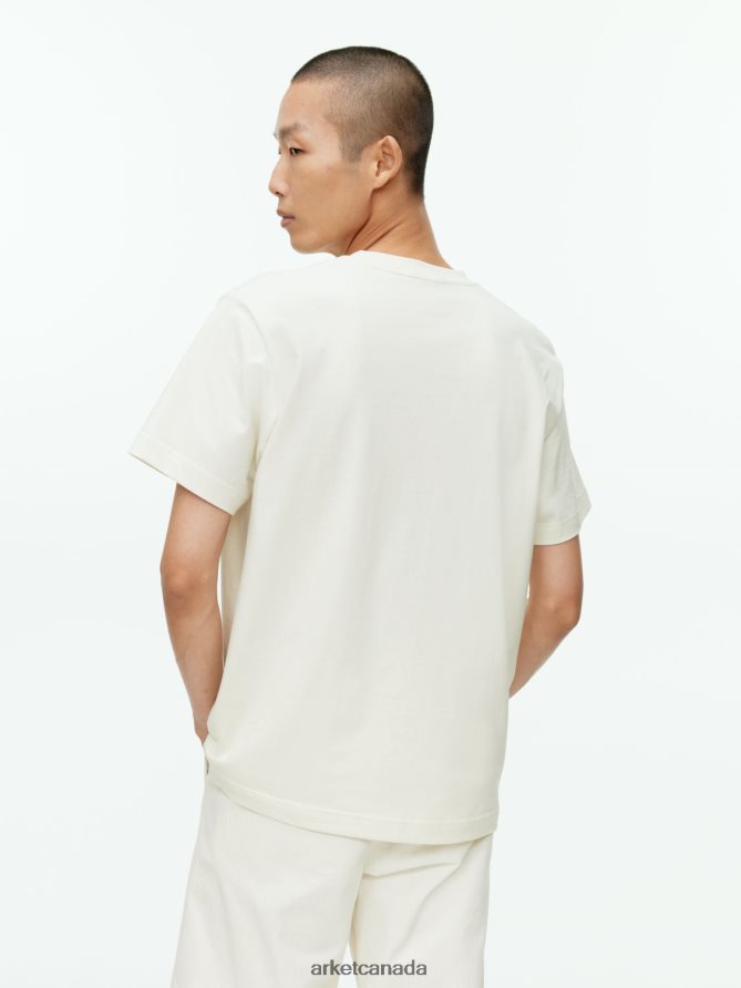 ARKET Clothing 4L826J996 Off White Heavyweight T-Shirt Women