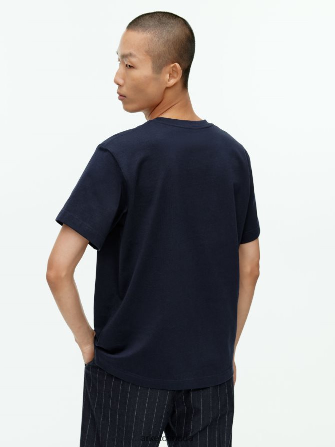ARKET Clothing 4L826J999 Dark Blue Heavyweight T-Shirt Women
