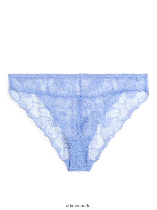 ARKET Clothing 4L826J556 Blue Lace Briefs Women