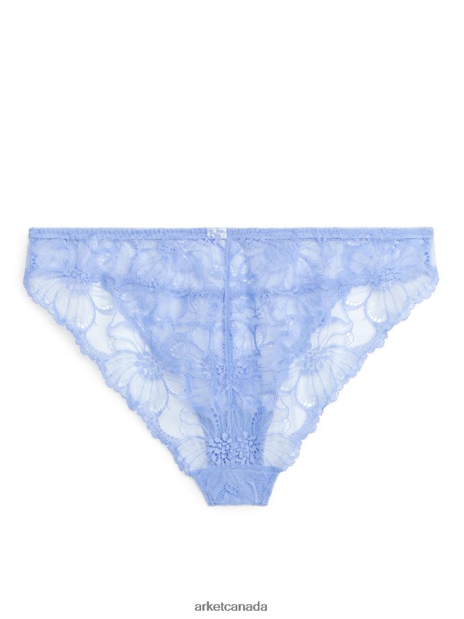ARKET Clothing 4L826J556 Blue Lace Briefs Women