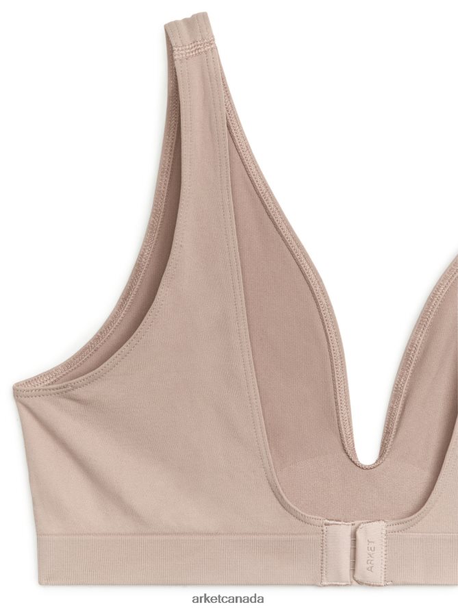 ARKET Clothing 4L826J559 Beige Seamless Soft Bra Women