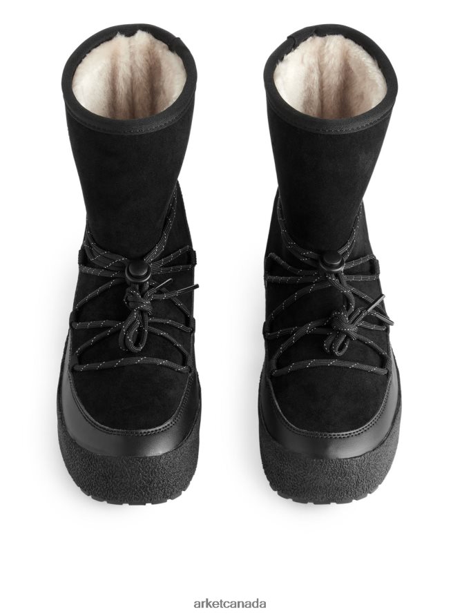 ARKET Footwear 4L826J730 Black Tretorn Aspa Hybrid Boots Women