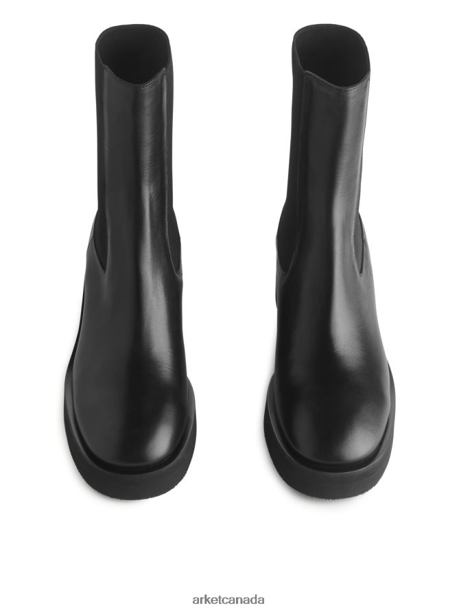 ARKET Footwear 4L826J737 Black Heeled Chelsea Boots Women