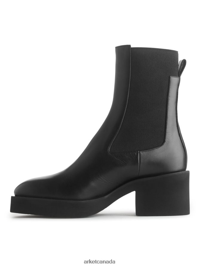 ARKET Footwear 4L826J737 Black Heeled Chelsea Boots Women
