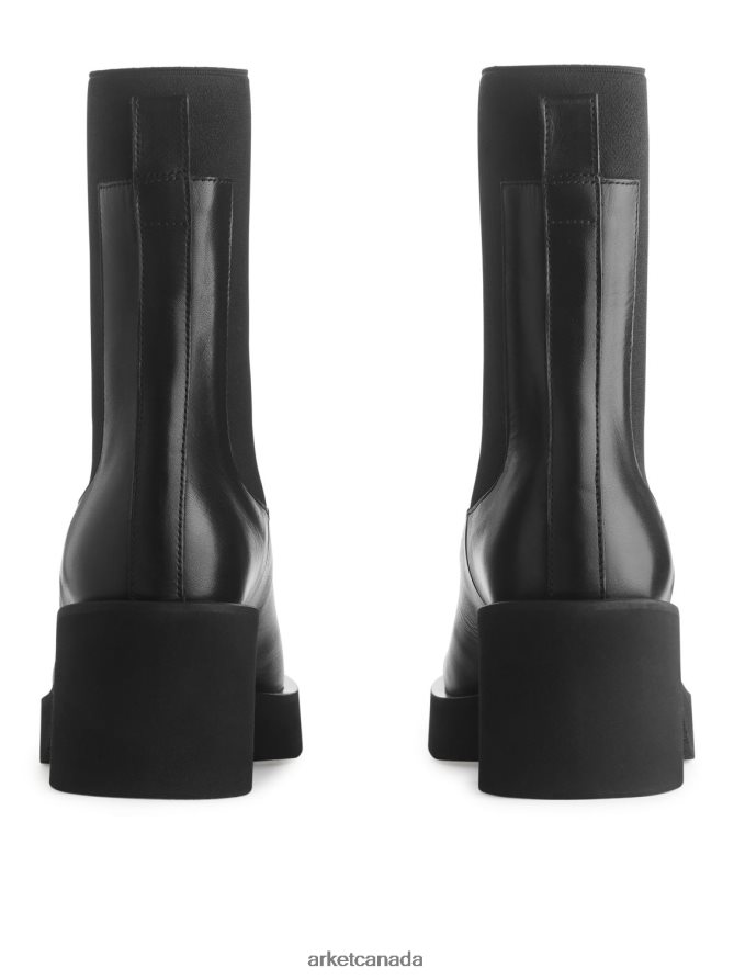 ARKET Footwear 4L826J737 Black Heeled Chelsea Boots Women